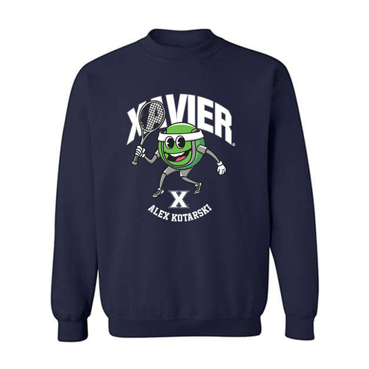Xavier - NCAA Men's Tennis : alex kotarski - Fashion Shersey Crewneck Sweatshirt-0