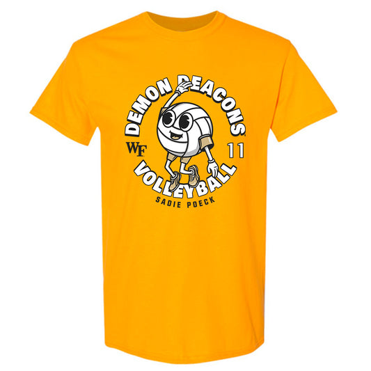 Wake Forest - NCAA Women's Volleyball : Sadie Poeck - Fashion Shersey T-Shirt-0