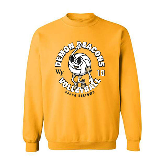 Wake Forest - NCAA Women's Volleyball : Becca Bellows - Fashion Shersey Crewneck Sweatshirt-0
