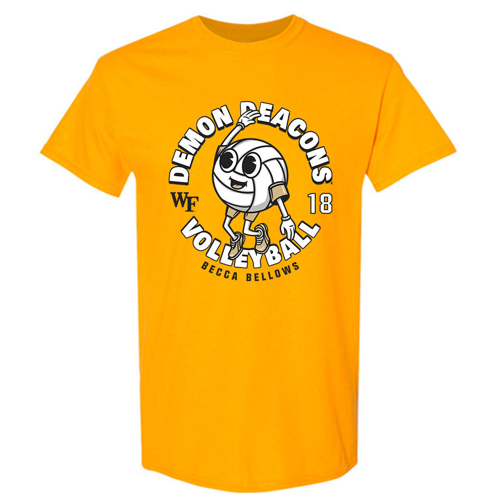 Wake Forest - NCAA Women's Volleyball : Becca Bellows - Fashion Shersey T-Shirt-0