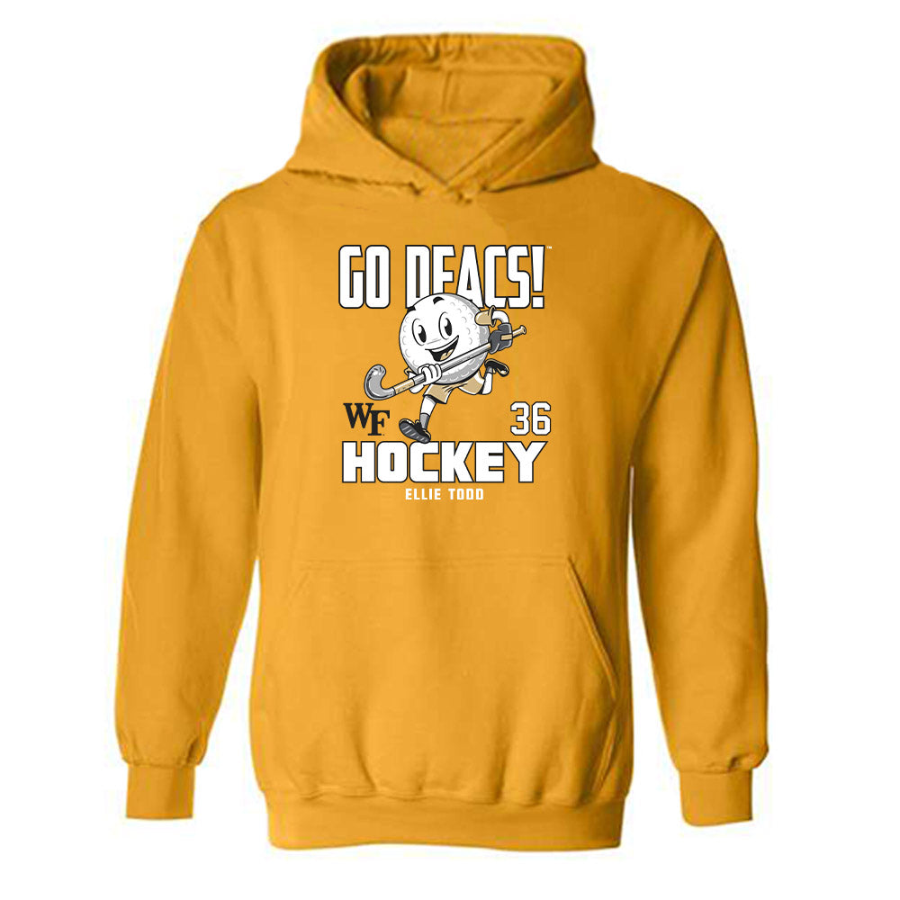 Wake Forest - NCAA Women's Field Hockey : Ellie Todd - Fashion Shersey Hooded Sweatshirt