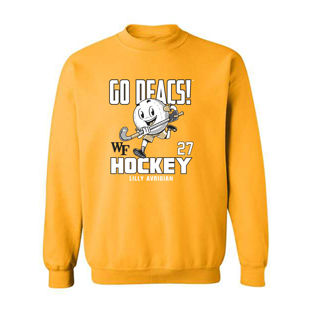 Wake Forest - NCAA Women's Field Hockey : Lilly Avrigian - Fashion Shersey Crewneck Sweatshirt