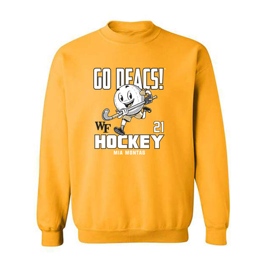 Wake Forest - NCAA Women's Field Hockey : Mia Montag - Fashion Shersey Crewneck Sweatshirt-0