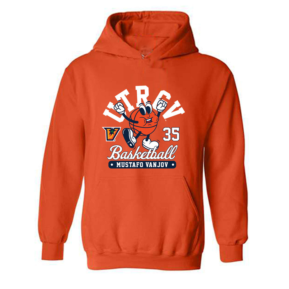 UTRGV - NCAA Men's Basketball : Mustafo Vanjov - Fashion Shersey Hooded Sweatshirt-0