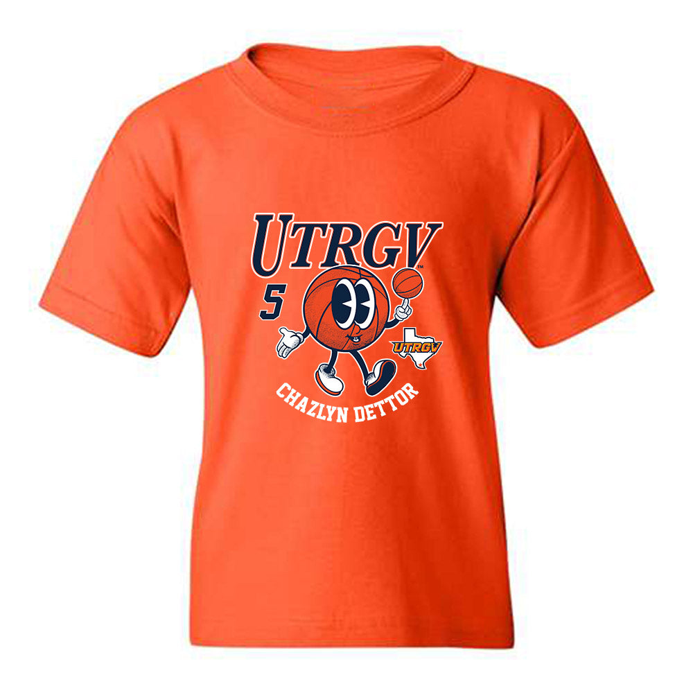 UTRGV - NCAA Women's Basketball : Chazlyn Dettor - Fashion Shersey Youth T-Shirt-0