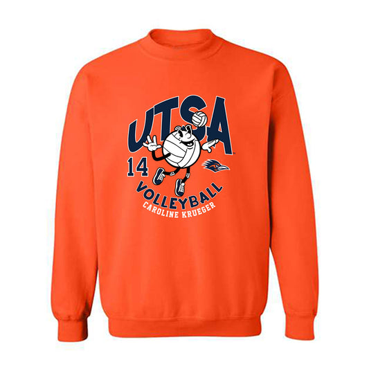 UTSA - NCAA Women's Volleyball : Caroline Krueger - Fashion Shersey Crewneck Sweatshirt-0