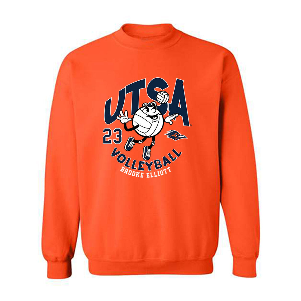 UTSA - NCAA Women's Volleyball : Brooke Elliott - Fashion Shersey Crewneck Sweatshirt-0