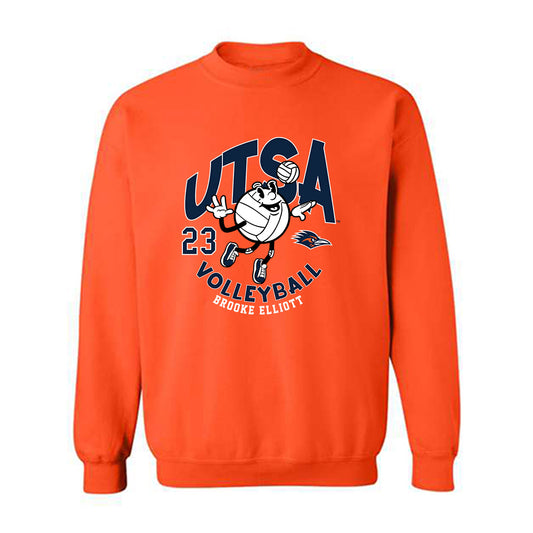 UTSA - NCAA Women's Volleyball : Brooke Elliott - Fashion Shersey Crewneck Sweatshirt-0