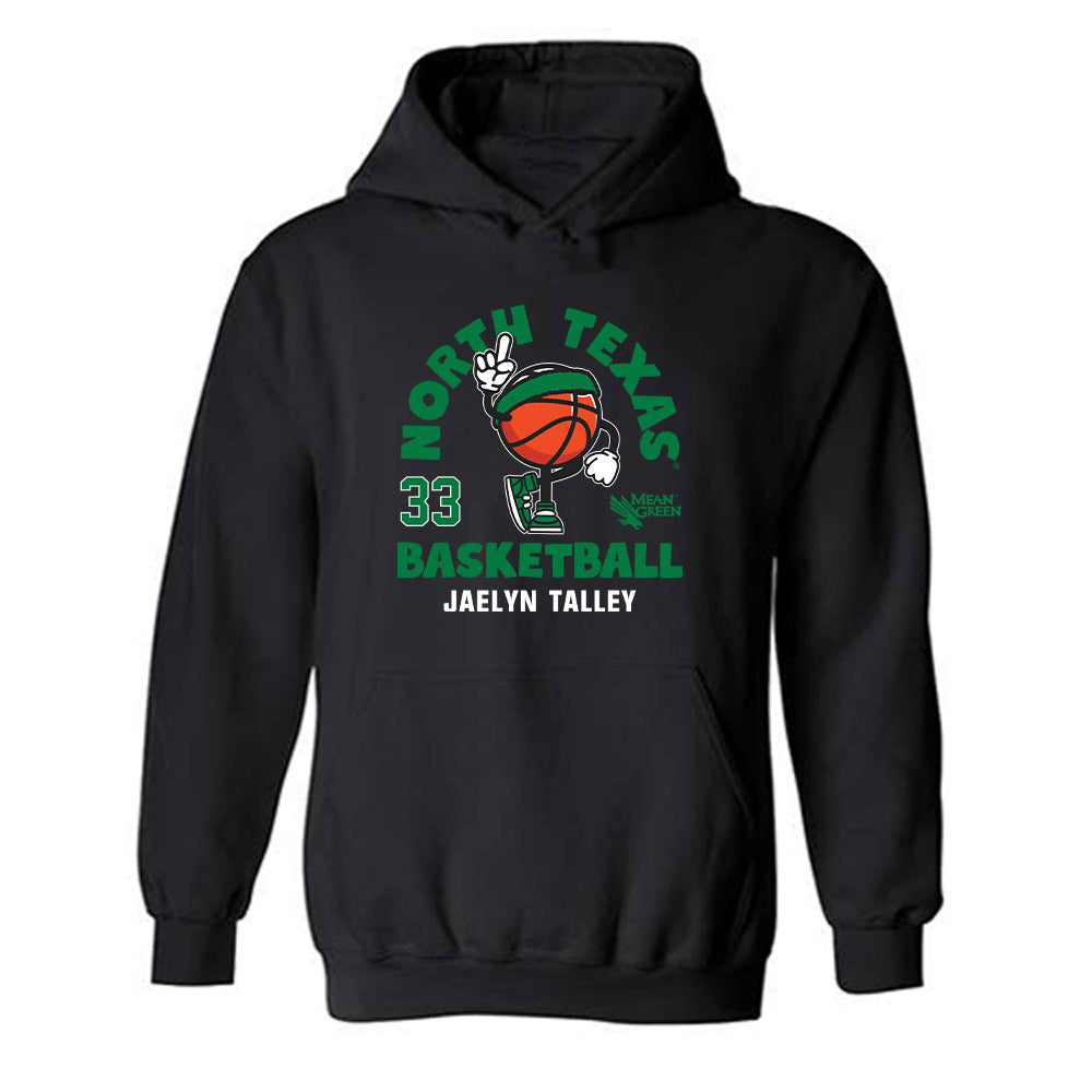 North Texas - NCAA Women's Basketball : Jaelyn Talley - Fashion Shersey Hooded Sweatshirt