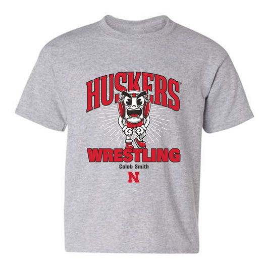 Nebraska - NCAA Wrestling : Caleb Smith - Fashion Shersey Youth T-Shirt