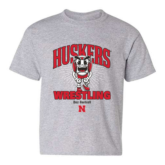 Nebraska - NCAA Wrestling : Dez Gartrell - Fashion Shersey Youth T-Shirt-0