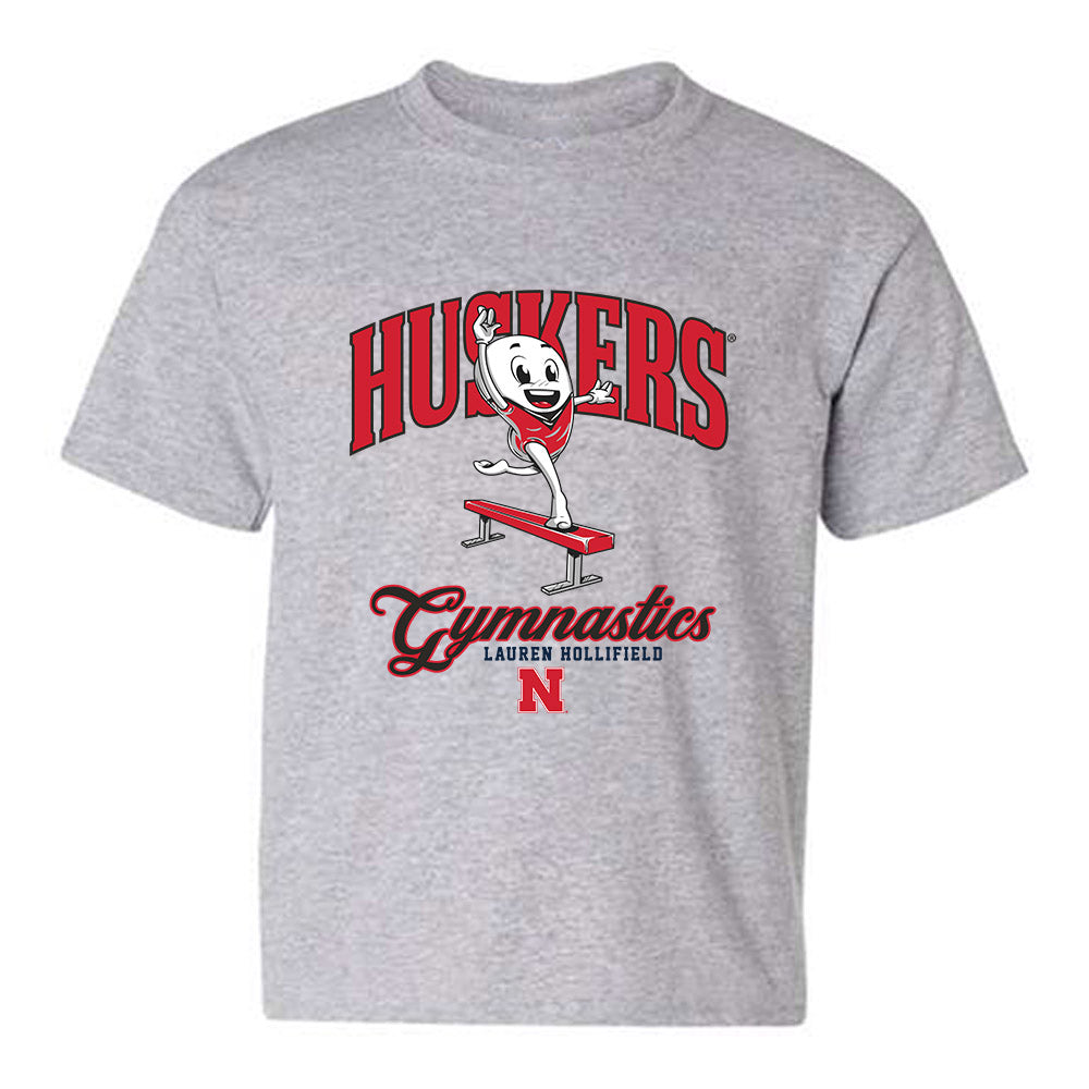 Nebraska - NCAA Women's Gymnastics : Lauren Hollifield - Fashion Shersey Youth T-Shirt-0