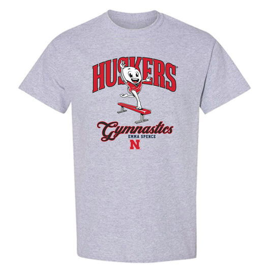 Nebraska - NCAA Women's Gymnastics : Emma Spence - Fashion Shersey T-Shirt-0