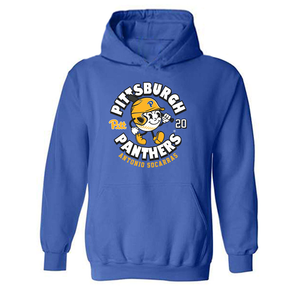 Pittsburgh - NCAA Baseball : Antonio Socarras - Fashion Shersey Hooded Sweatshirt-0