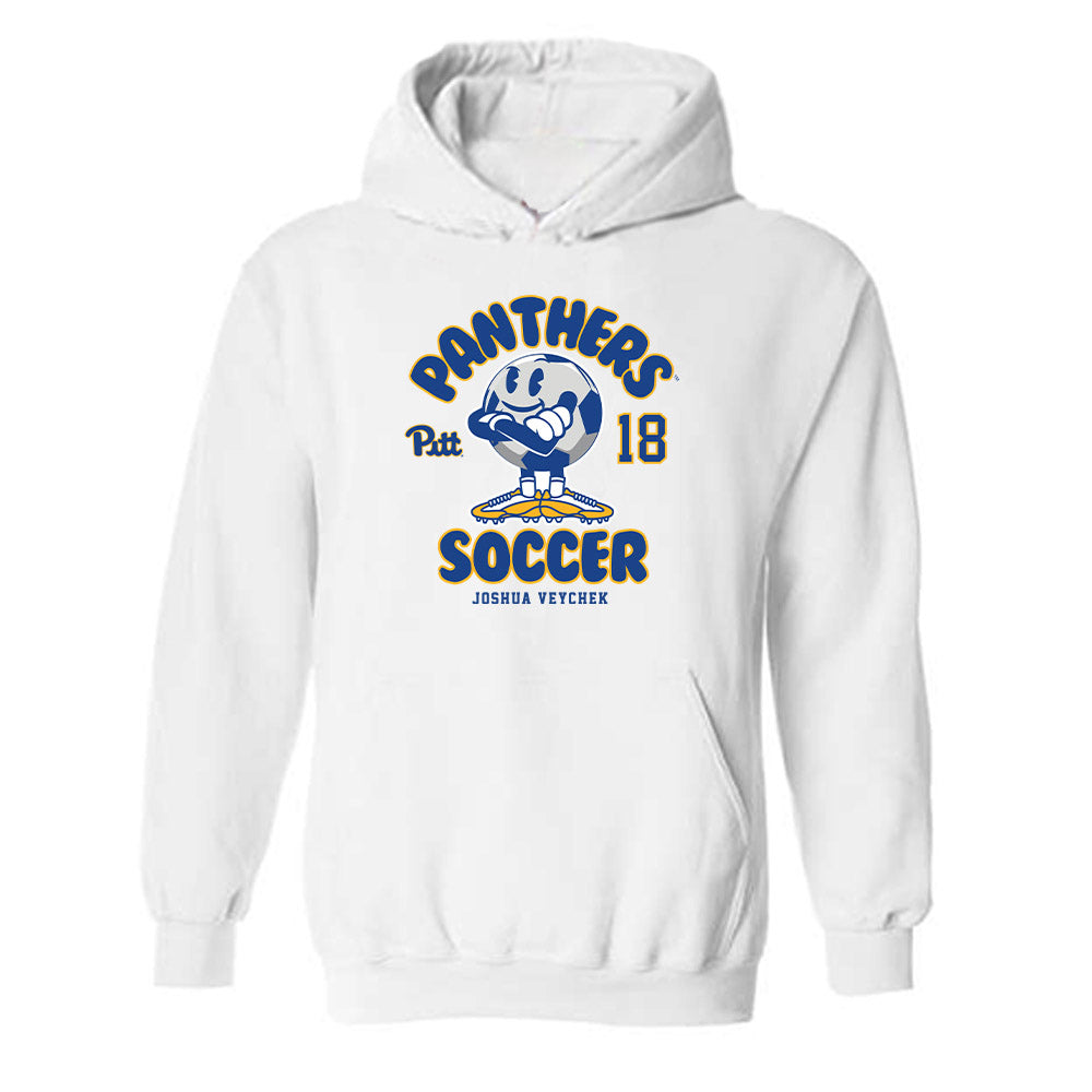 Pittsburgh - NCAA Men's Soccer : Joshua Veychek - Fashion Shersey Hooded Sweatshirt-0