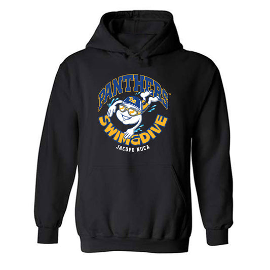 Pittsburgh - NCAA Men's Swimming & Diving : Jacopo Nuca - Fashion Shersey Hooded Sweatshirt-0
