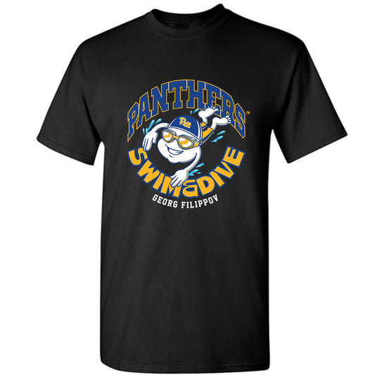 Pittsburgh - NCAA Men's Swimming & Diving : Georg Filippov - Fashion Shersey T-Shirt-0