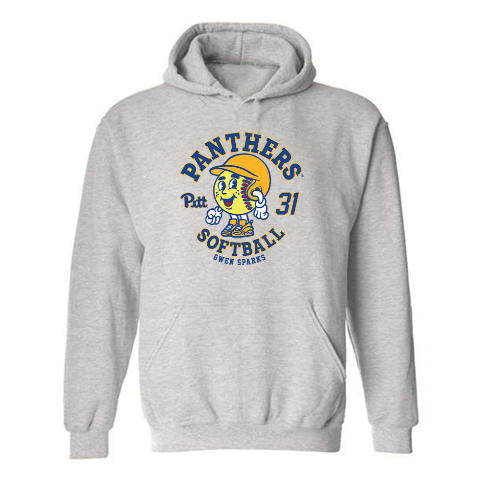 Pittsburgh - NCAA Softball : Gwen Sparks - Fashion Shersey Hooded Sweatshirt-0