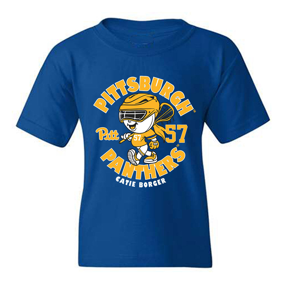 Pittsburgh - NCAA Women's Lacrosse : Catie Borger - Fashion Shersey Youth T-Shirt-0