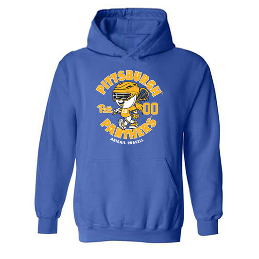 Pittsburgh - NCAA Women's Lacrosse : Abigail Russell - Fashion Shersey Hooded Sweatshirt-0