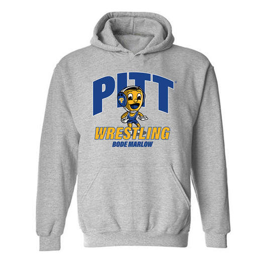 Pittsburgh - NCAA Wrestling : Bode Marlow - Hooded Sweatshirt-0