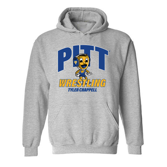 Pittsburgh - NCAA Wrestling : Tyler Chappell - Hooded Sweatshirt-0
