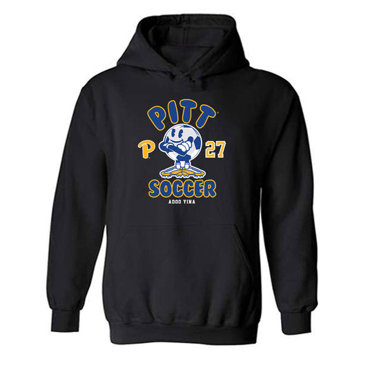 Pittsburgh - NCAA Women's Soccer : Adoo Yina - Fashion Shersey Hooded Sweatshirt-0