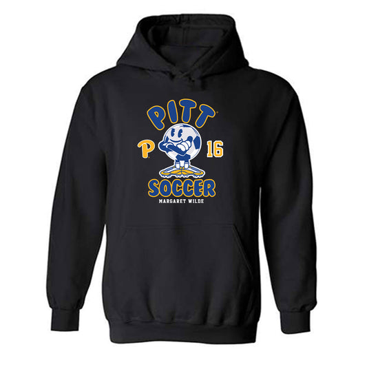 Pittsburgh - NCAA Women's Soccer : Margaret Wilde - Fashion Shersey Hooded Sweatshirt-0