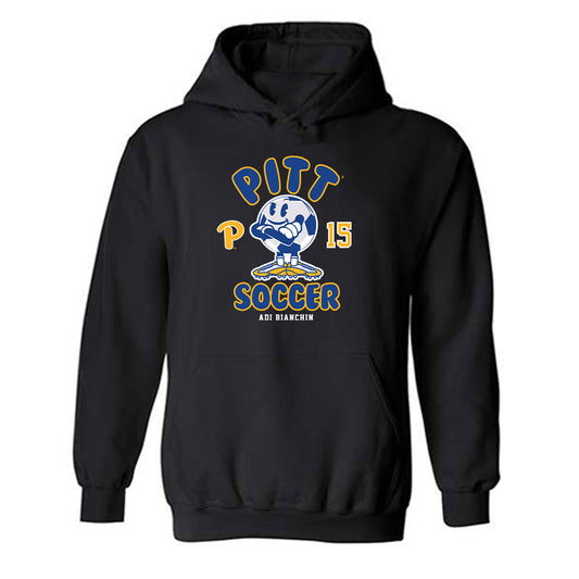 Pittsburgh - NCAA Women's Soccer : Adi Bianchin - Fashion Shersey Hooded Sweatshirt-0