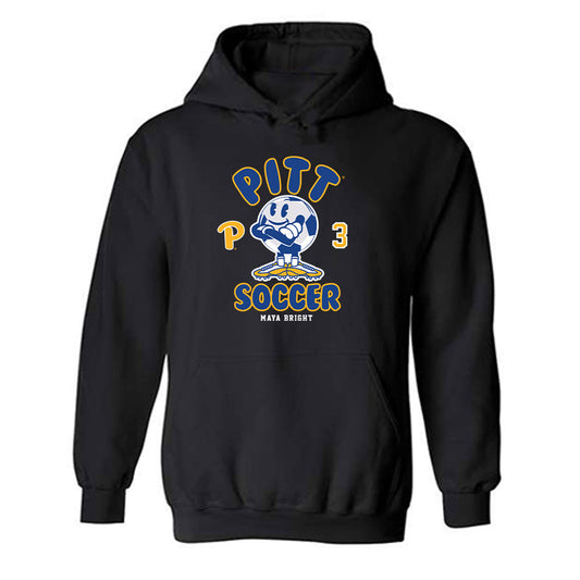 Pittsburgh - NCAA Women's Soccer : Maya Bright - Fashion Shersey Hooded Sweatshirt-0