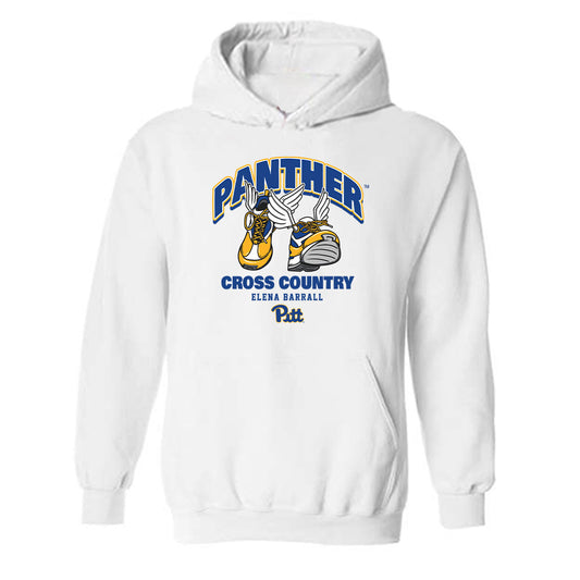 Pittsburgh - NCAA Women's Cross Country : Elena Barrall - Fashion Shersey Hooded Sweatshirt-0