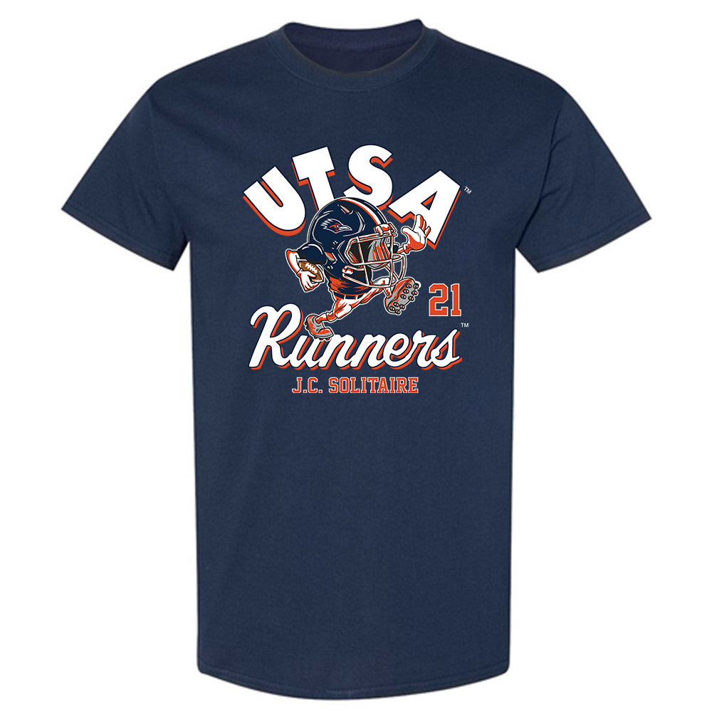UTSA - NCAA Football : J.C. Solitaire - Fashion Shersey T-Shirt-0