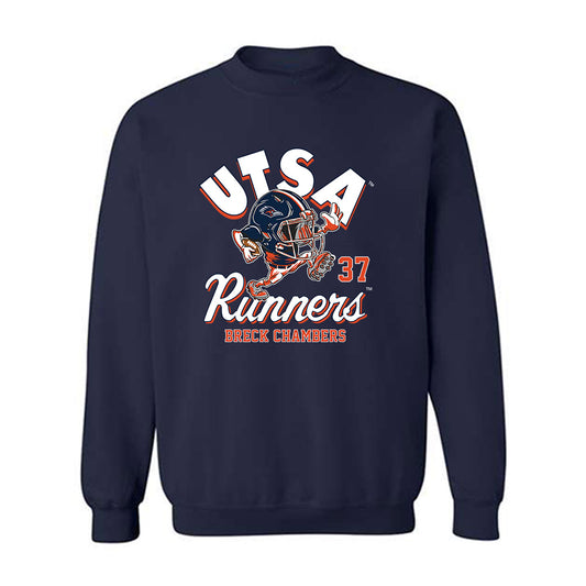 UTSA - NCAA Football : Breck Chambers - Fashion Shersey Crewneck Sweatshirt-0