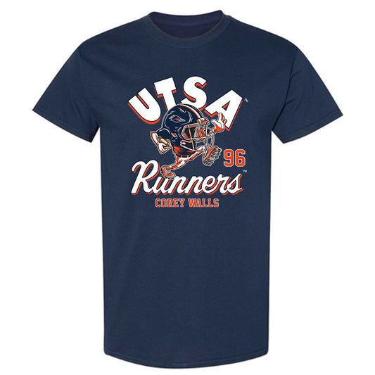 UTSA - NCAA Football : Corey Walls - Fashion Shersey T-Shirt-0