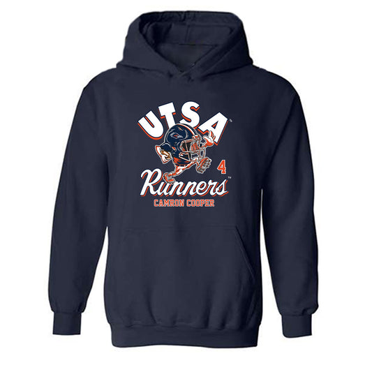 UTSA - NCAA Football : Camron Cooper - Fashion Shersey Hooded Sweatshirt-0