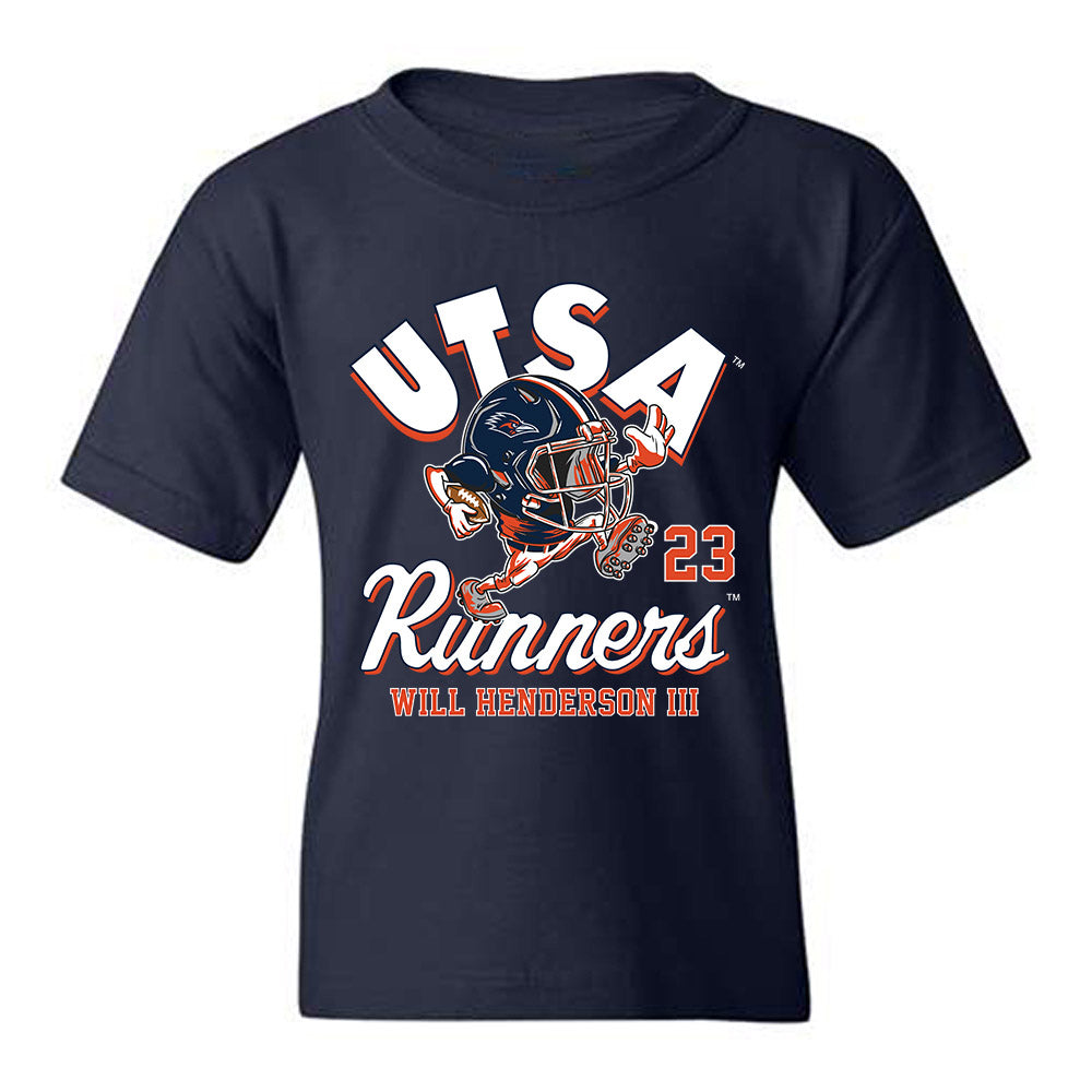 UTSA - NCAA Football : Will Henderson III - Fashion Shersey Youth T-Shirt-0