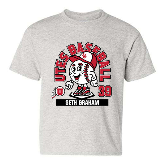 Utah - NCAA Baseball : Seth Graham - Fashion Shersey Youth T-Shirt-0