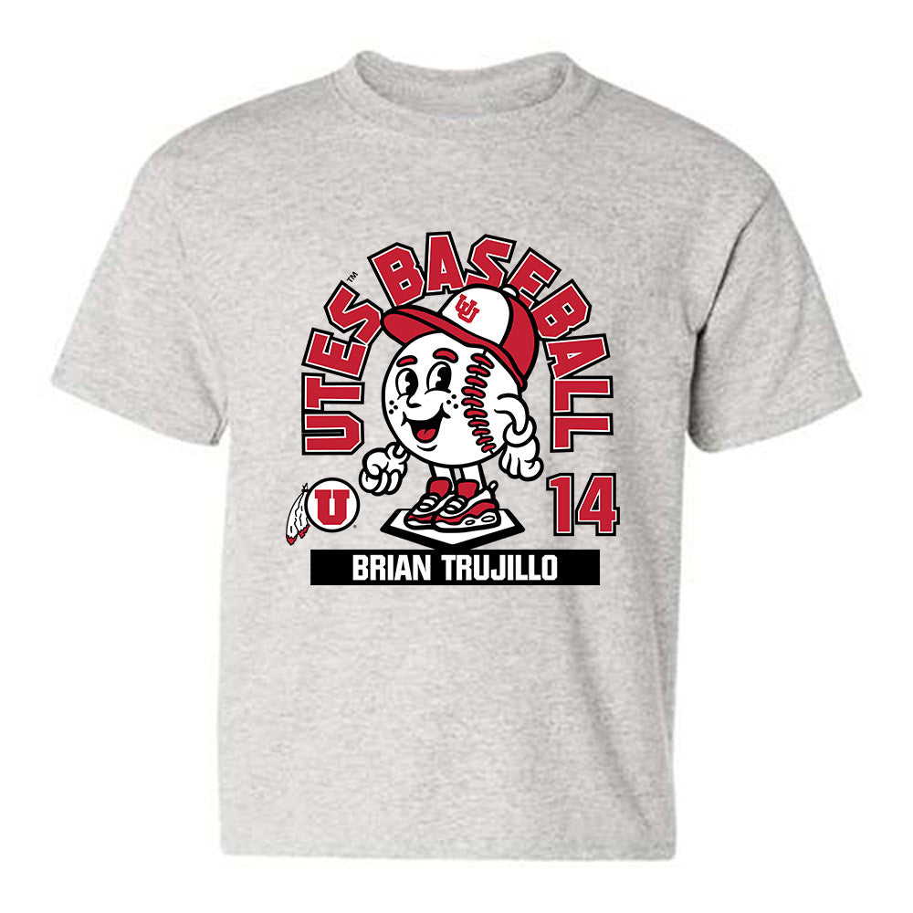 Utah - NCAA Baseball : Brian Trujillo - Fashion Shersey Youth T-Shirt-0