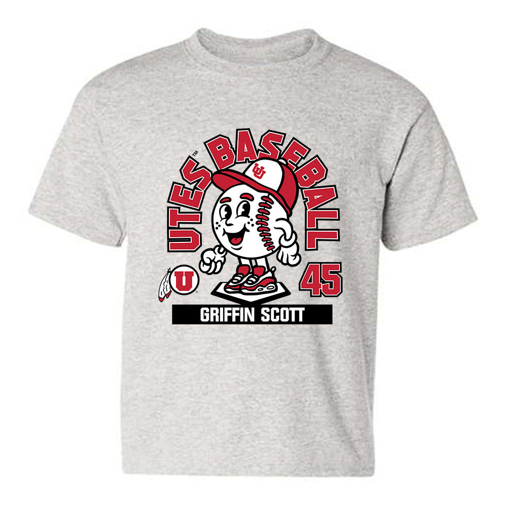 Utah - NCAA Baseball : Griffin Scott - Fashion Shersey Youth T-Shirt-0