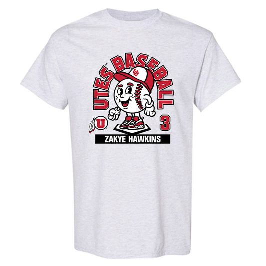 Utah - NCAA Baseball : Zakye Hawkins - Fashion Shersey T-Shirt-0