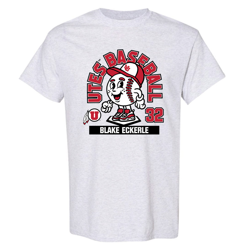 Utah - NCAA Baseball : Blake Eckerle - Fashion Shersey T-Shirt-0