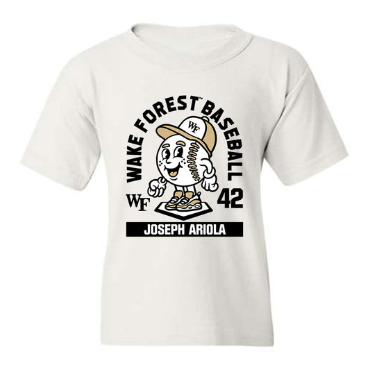 Wake Forest - NCAA Baseball : Joseph Ariola - Fashion Shersey Youth T-Shirt