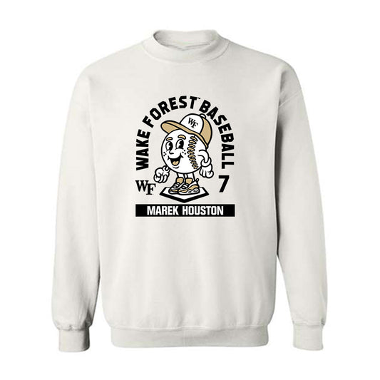 Wake Forest - NCAA Baseball : Marek Houston - Fashion Shersey Crewneck Sweatshirt