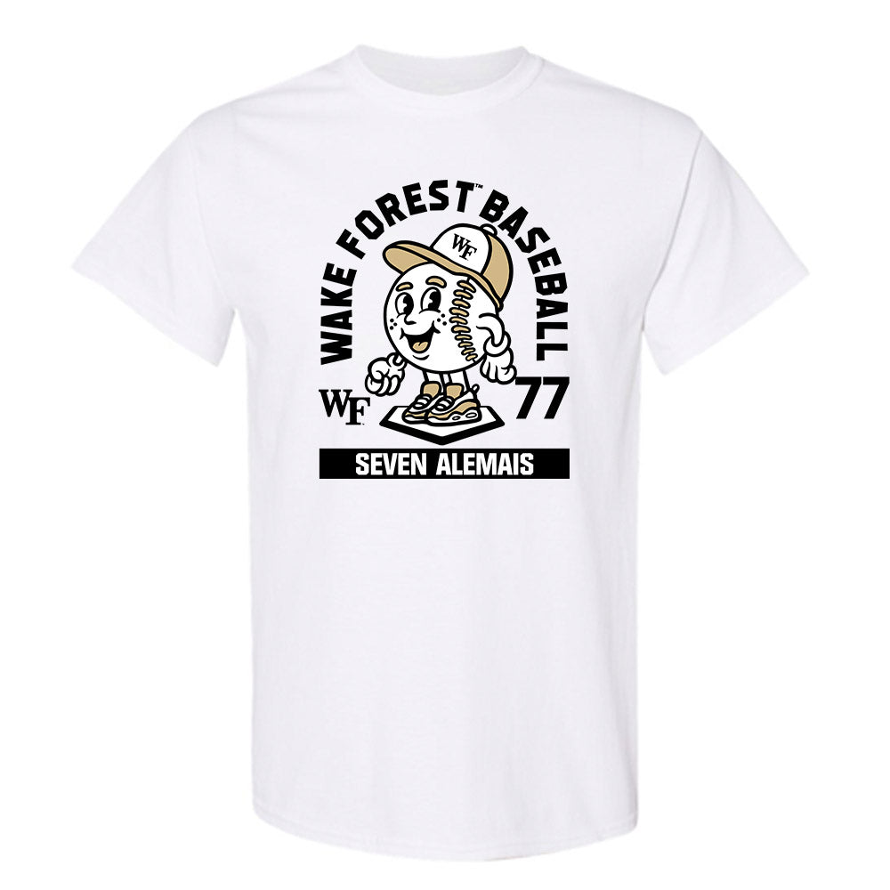 Wake Forest - NCAA Baseball : Seven Alemais - Fashion Shersey T-Shirt-0