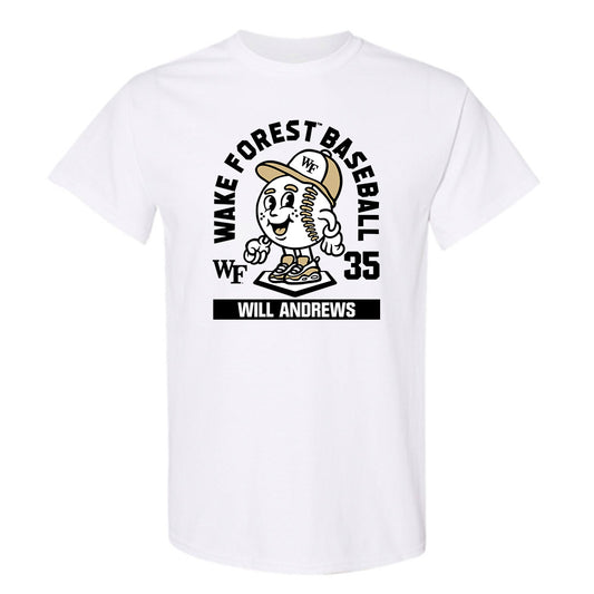 Wake Forest - NCAA Baseball : Will Andrews - Fashion Shersey T-Shirt