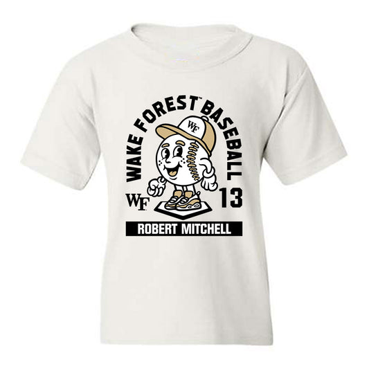 Wake Forest - NCAA Baseball : Robert Mitchell - Fashion Shersey Youth T-Shirt-0