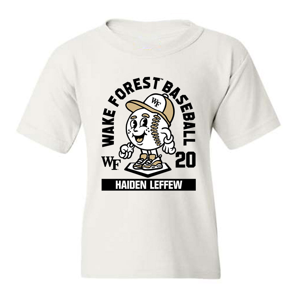 Wake Forest - NCAA Baseball : Haiden Leffew - Fashion Shersey Youth T-Shirt