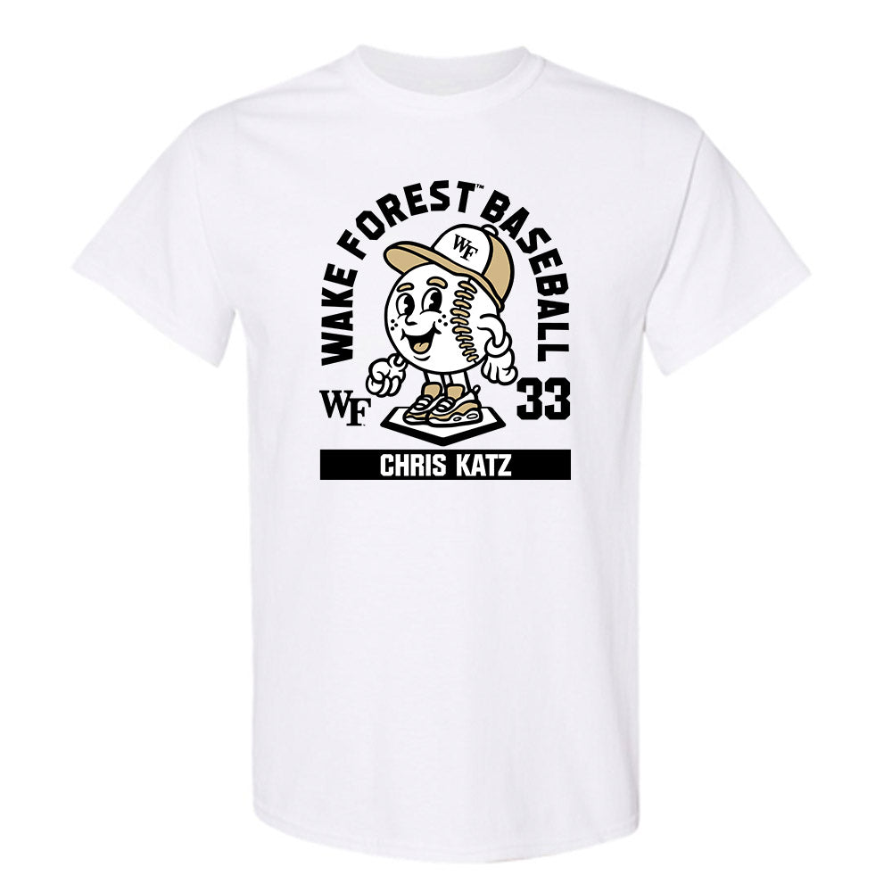 Wake Forest - NCAA Baseball : Chris Katz - Fashion Shersey T-Shirt