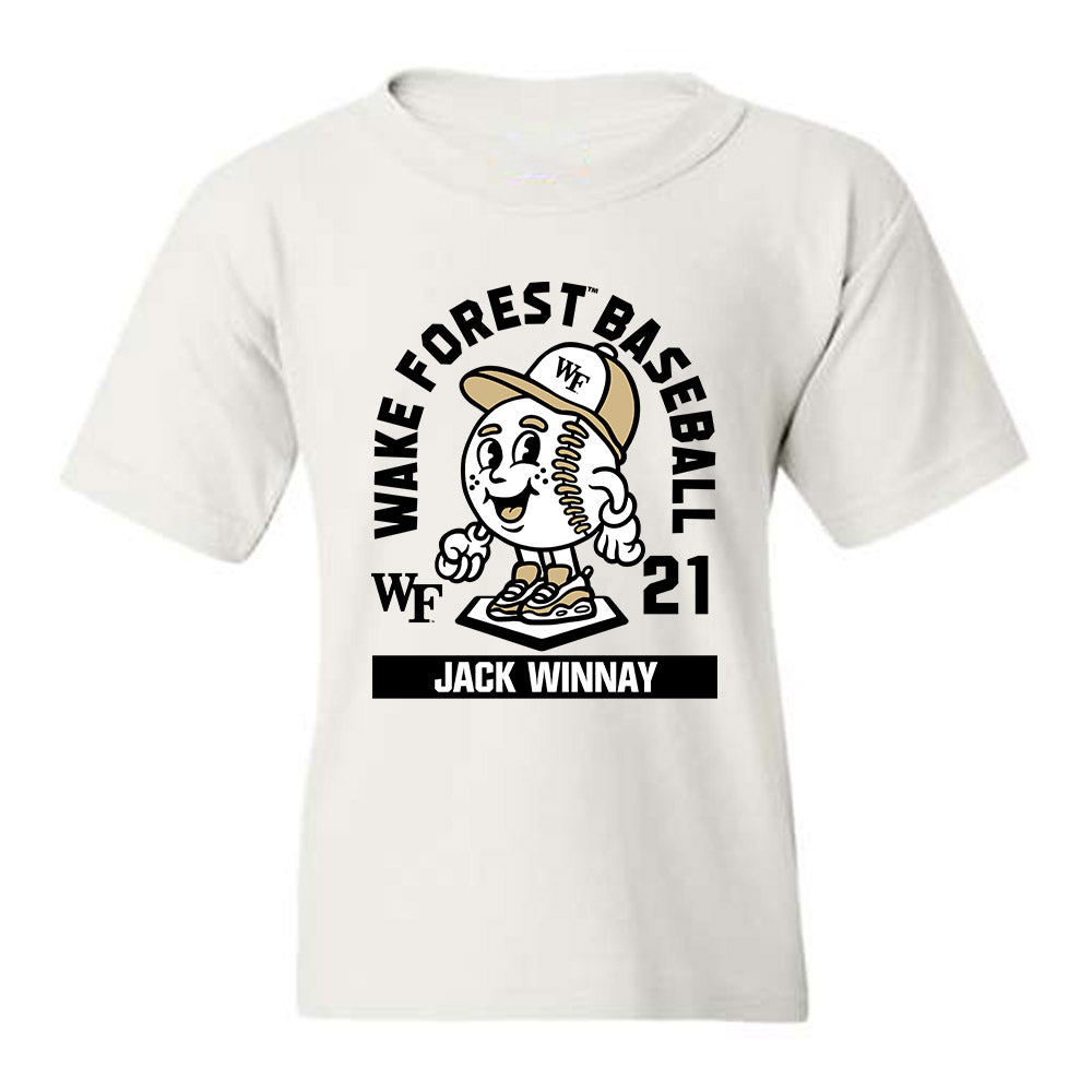 Wake Forest - NCAA Baseball : Jack Winnay - Fashion Shersey Youth T-Shirt