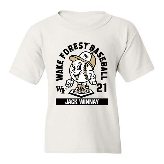 Wake Forest - NCAA Baseball : Jack Winnay - Fashion Shersey Youth T-Shirt